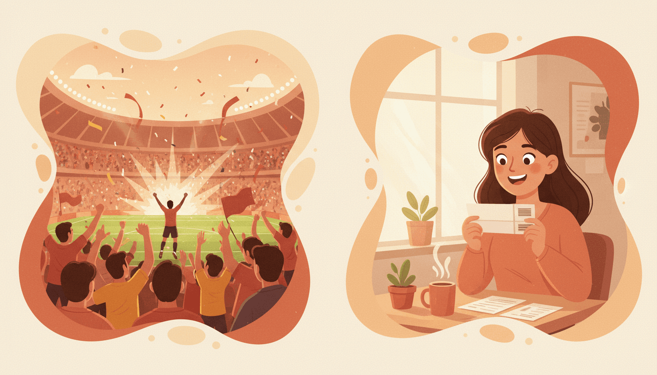 emocionante y emocionada